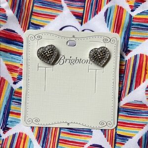 Brighton Silver and Gold Heart Earrings Neptunes